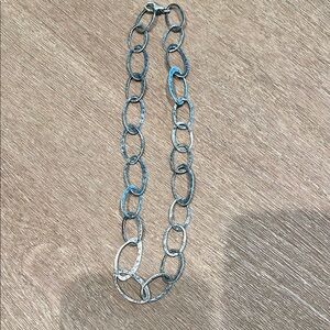 Silpada Silver Necklace Chunky Chain Statement
